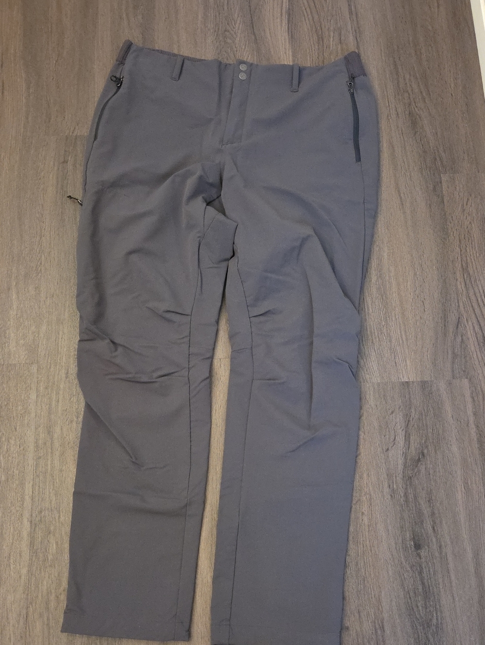 REI Women's Gray Outdoor Stretch Water Resistant Lined Hiking Pants